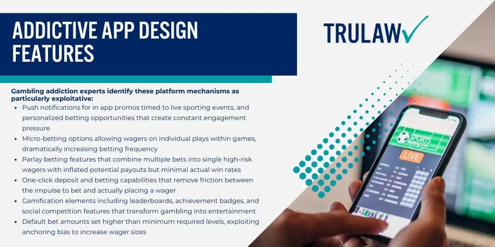 Predatory Tactics Alleged in Sports Betting Lawsuits; Addictive App Design Features