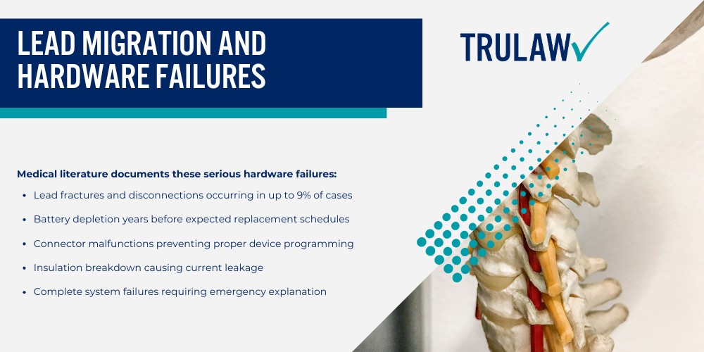 Medtronic Spinal Cord Stimulators and Their Intended Purpose; Evolution of Medtronic’s Spinal Cord Stimulator Technology; The FDA Approval Process and Supplemental Changes; Patient Expectations Versus Reality; Serious Complications and Device Failures Leading to SCS Lawsuits; Electrical Shock and Burning Sensations; Lead Migration and Hardware Failures