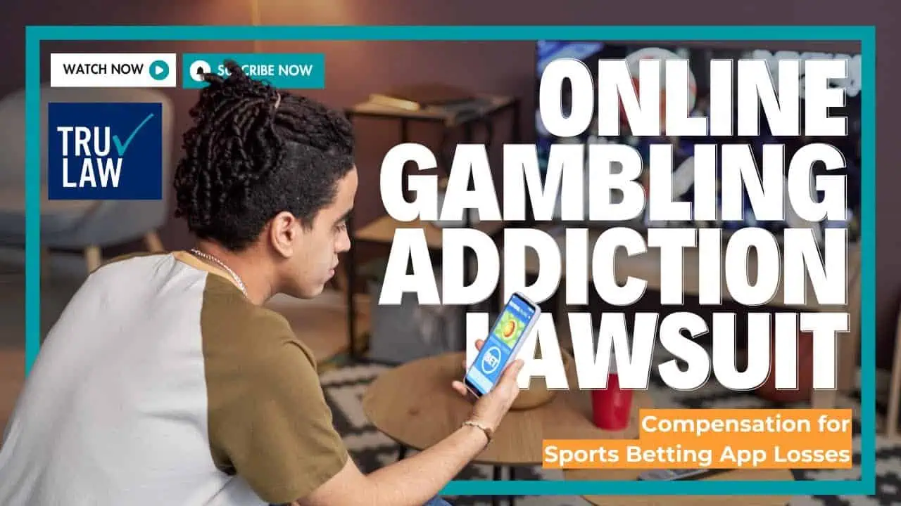 Online Gambling Addiction Lawsuit for Sports Betting Apps, DraftKings FanDuel, and more YouTube Thumbnail
