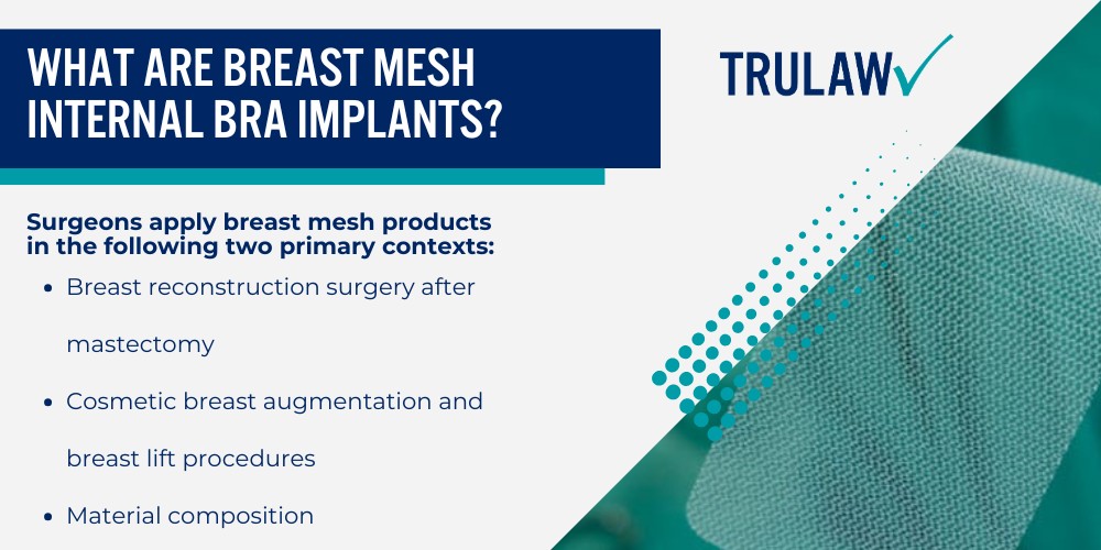 Breast Mesh Implants and Internal Bra Procedures; What Are Breast Mesh Internal Bra Implants