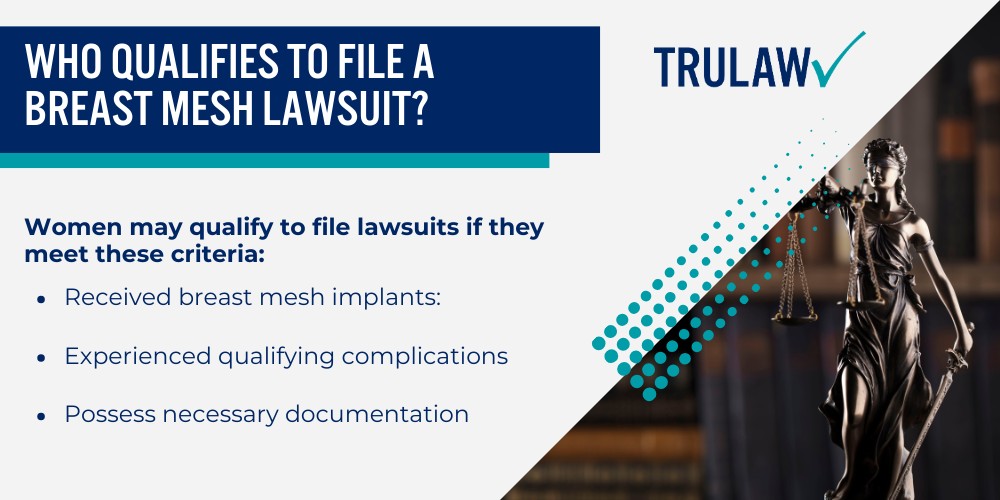 FDA Clearance Status and Off-Label Use Concerns; Complications and Injuries Linked to Breast Mesh Implants; Short-Term Complications Within Six Months; Long-Term Complications and Mesh Failures; Breast Mesh Manufacturers Facing Legal Scrutiny; GalaFLEX and Phasix Mesh by BD (Becton Dickinson); Other Manufacturers and High-Risk Products; Legal Rights and Filing a Breast Mesh Lawsuit; Who Qualifies to File a Breast Mesh Lawsuit