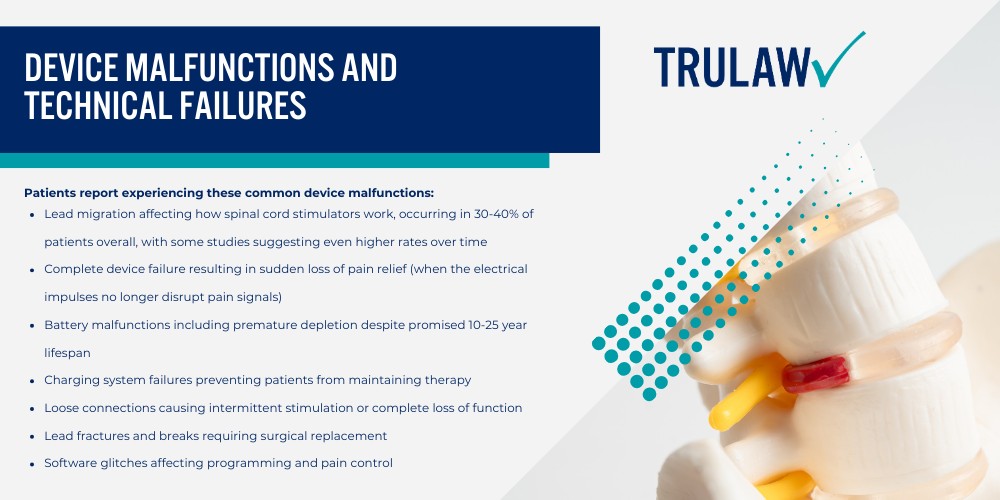 Serious Complications and Side Effects Reported with Nevro Devices; How Do the Nevro HF10 and HFX Spinal Cord Stimulator Work; FDA Regulatory History and Approval Process; Market Position and Competition in the Spinal Cord Stimulation Industry; Device Malfunctions and Technical Failures