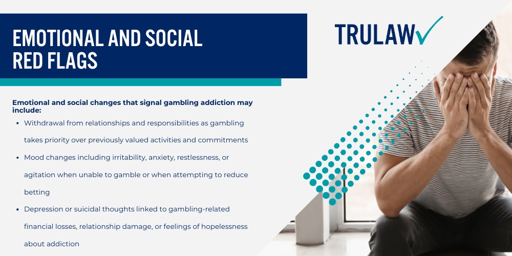 Caesars Sportsbook Gambling Addiction Lawsuit Allegations; What Legal Claims Are Being Investigated Against Caesars Sportsbook; Manipulative App Design and Marketing Practices; How Caesars Sportsbook Marketing Allegedly Promotes Gambling Addiction; Deceptive Bonus Offers and Promotional Tactics; Targeted Marketing to Vulnerable User Groups; Recognizing Warning Signs of Sports Betting Addiction; Behavioral Changes Indicating Problem Gambling; Emotional and Social Red Flags