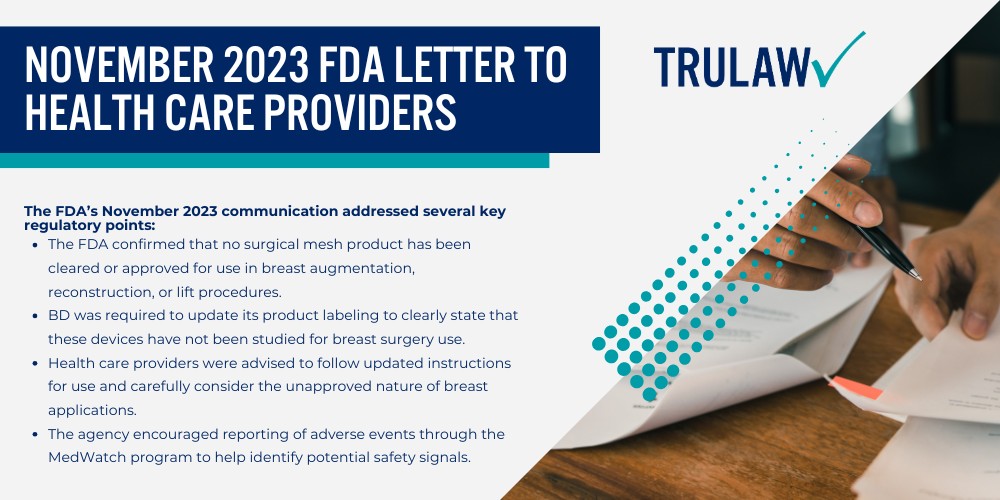 What Is the Internal Bra Technique and How Does It Work; Types of Biologic and Synthetic Meshes Used in Internal Bra Procedures; Why Breast Mesh Implants Are Used in Breast Augmentation and Reconstruction; FDA Warnings About Internal Bra Mesh Safety; November 2023 FDA Letter to Health Care Providers
